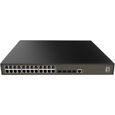 LEVELONE Mrežni preklopnik GEL-2871, 24x GE + 4x GSFP, 19"